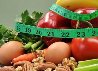 Полное меню правильного питания на неделю для снижения веса
